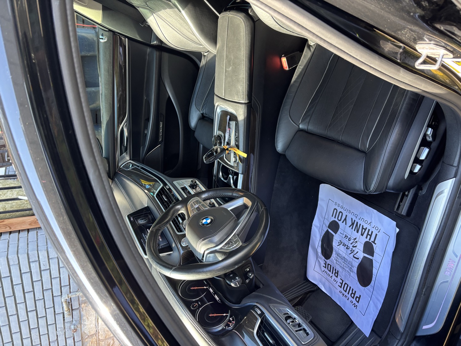 BMW interior detail