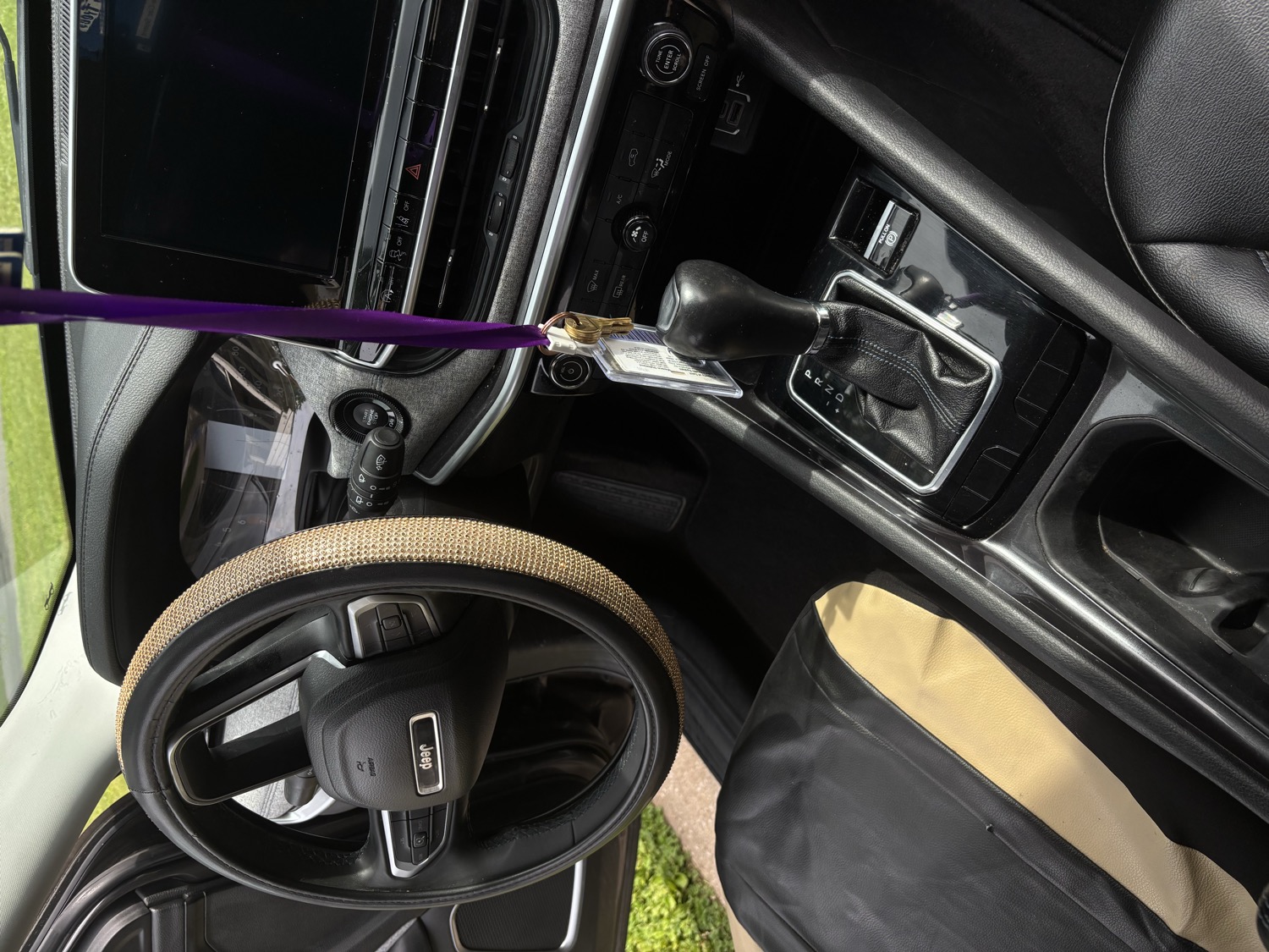 Detailed center console