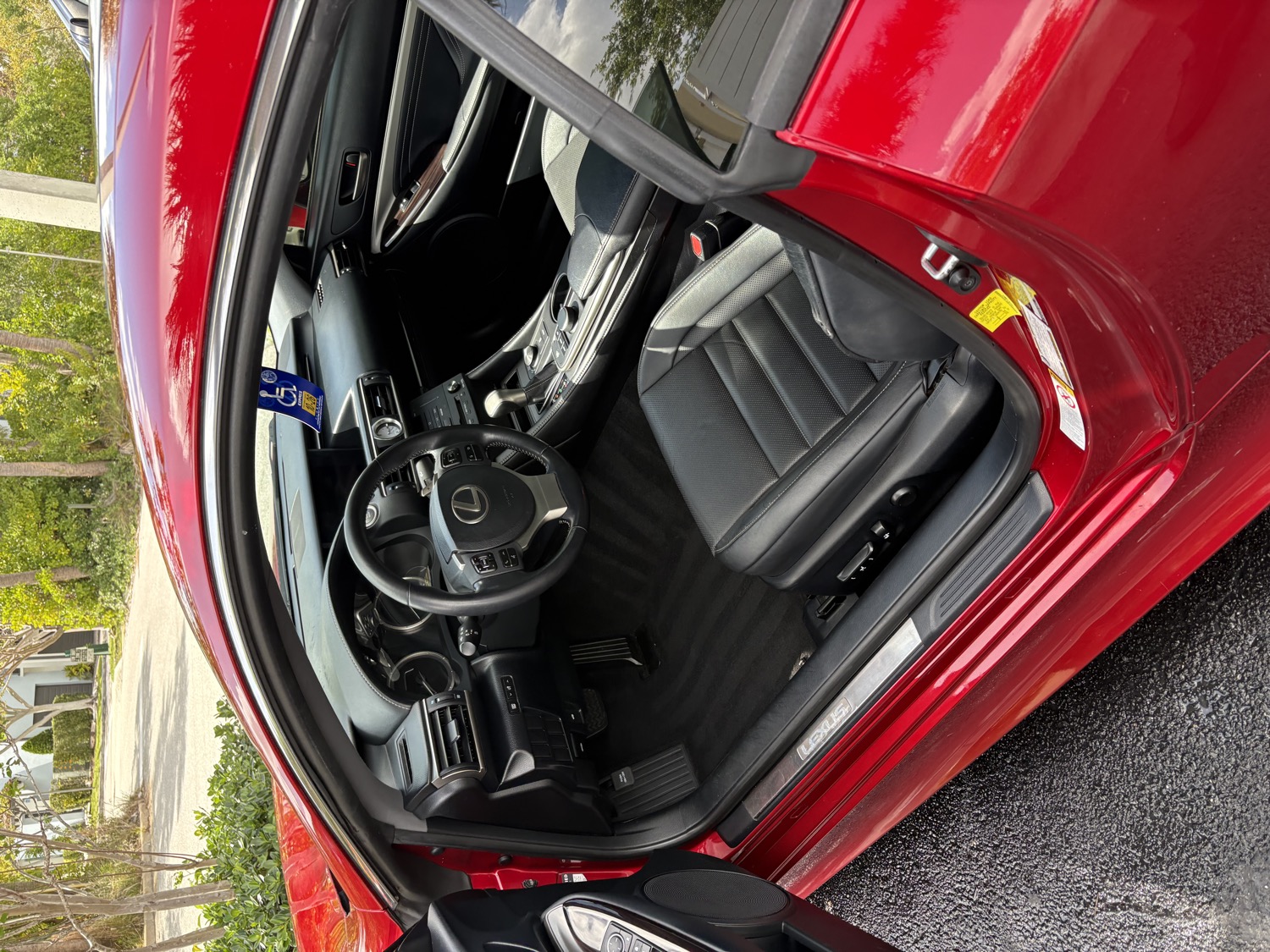 Lexus interior detail